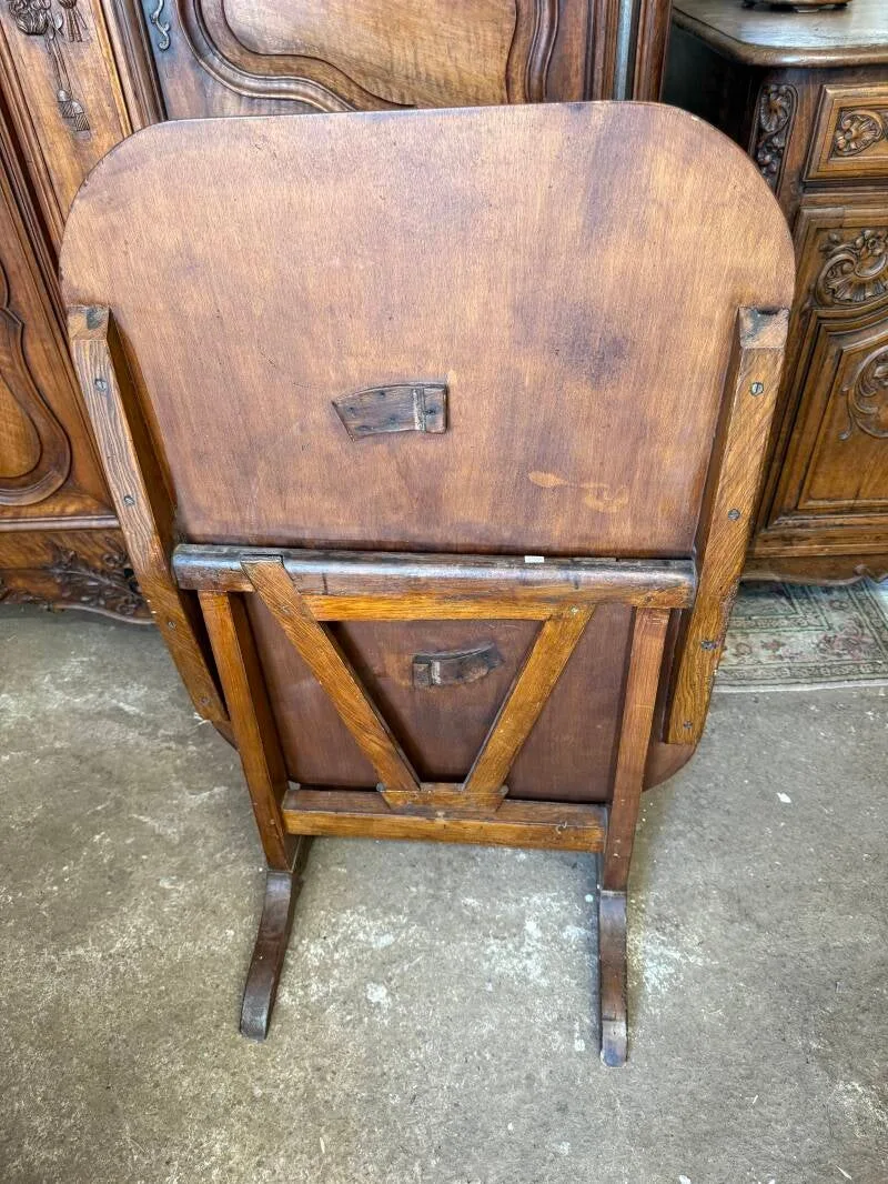 Table vigneronne rectangulaire en bois massif, photo 1 sur 5