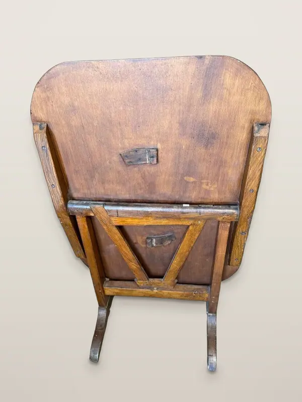Table vigneronne rectangulaire en bois massif