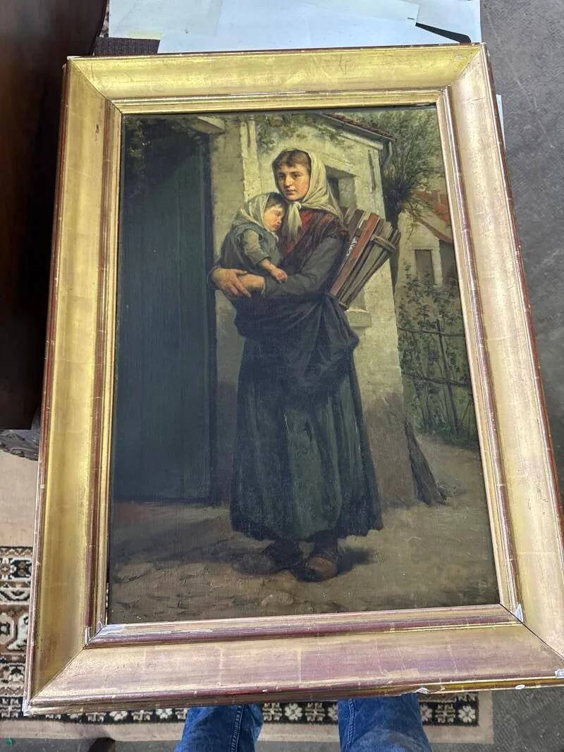 Huile sur toile Lionel Baes, photo 1 sur 5