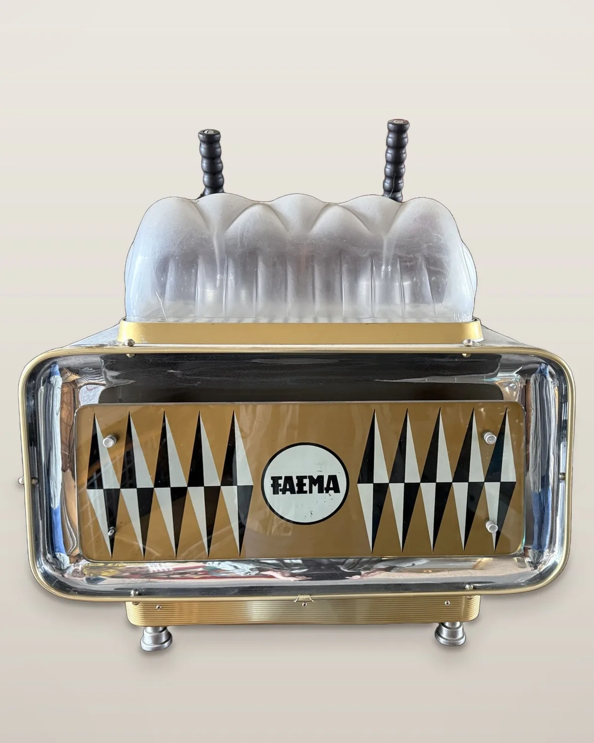 Machine à café expresso FAEMA à leviers, deux groupes – années 1950-60, photo 1 sur 15